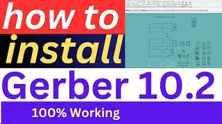 How to install Gerber 10.2 , Gerber 10.2 install, Gerber 10.2 pattern making