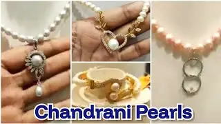 Chandrani Pearls Haridevpur Pearl Necklace Set - Pearl Earrings Pearl Bangles #chandranipearls  