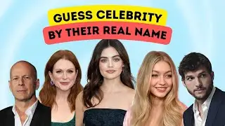 Guess the Celebrity by Their Real Name! 🌟 | Celebrity Quiz