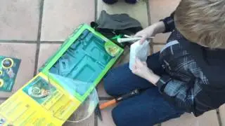Ammonite fossil dig kit unboxing