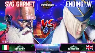 SF6 🔥 SYG GARNET (DHALSIM)  Vs  ENDING WALKER (ED)  👊 DLC High Level Matches