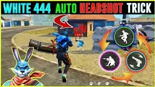 Jump Headshot Like White FF|White FF Jump Headshot Trick|White FF Ump Aimbot Trick|@WhiteFF