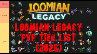 Loomian Legacy PVP TIER LIST!!! (2026 Edition).