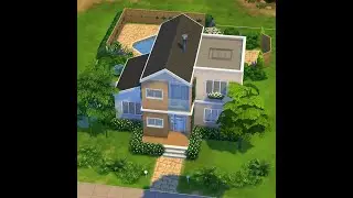 Sims 4 - Peach 'n' wood 🪵 (Speed build)