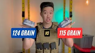 I shot 100 rounds to find out which is better - 124 or 115 Grain?