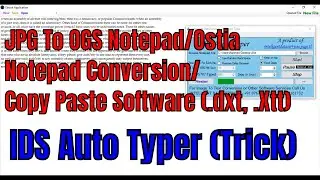 How to Convert Jpg to OGS Notepad || Ruler notepad || Ebook Notepad || Notepad RT (.Dxt|.Xtt.|swf)