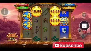 Silent Samurai 🎴 Mega Cash Collect BIG WIN! 🎰 IGT Slot Jackpot Action!