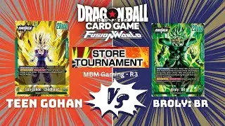 Teen Gohan v Broly BR - MBM Gaming Locals R3 w/ Handcam