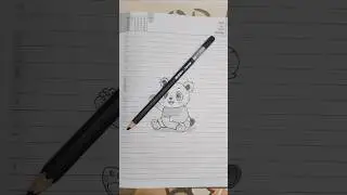 Cute Panda #drawing  🐼 | Easy Panda Drawing for Beginners | Step by Step#shorts