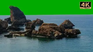 Green Screen Ocean Stock Video Footage
