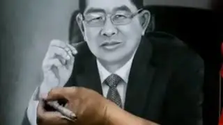 Perah Kudrat Demi Sebuah Lukisan Potret [ Datuk Seri Panglima Dr. Maximus Johnity Ongkili ]