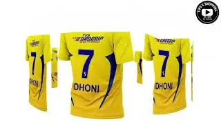 CSK Jersey Dhoni 7 2022 IPL MS DHONI T SHIRT  FANTASTIC LOOK ENJOY YOUR TEAM buy on Amazon.com