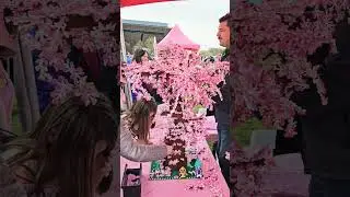 Massive LEGO Cherry Tree