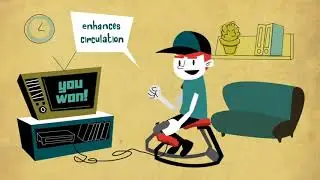 Varier ex Stokke seduta attiva benefici sedia Variable fumetto