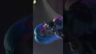 Obsessed with these clips 😍💙 thank you @DrWheroTog for filming with me! #cosplay #arcane #jinx