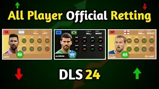 100+ Player Retting Official | DLS 24 Player Retting | Dream League Soccer 2024