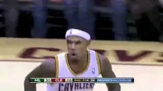 Jamario Moon Finishes the Alley-Oop from Daniel Gibson with a One-Handed Dunk (November 24, 2010)