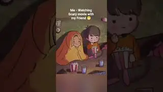 jab dost ke sath dravni movie dekhta ho tab 🤪 #horror #sombirpanghal #subscribe