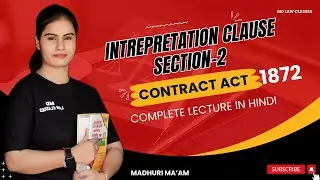 Contract act section 2 interpretation clause or definition clause |
