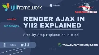 Yii2 renderAjax with Modal | Load Dynamic Content in Bootstrap Modal in Hindi |  Tutorial 11