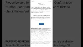 How To Check DV Lottery Status Online From Mobile