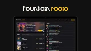 Fountain Radio: a community station for music - powered by Bitcoin.