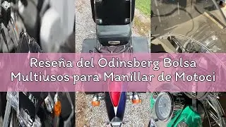 Rese&ntilde;a del Odinsberg Bolsa Multiusos para Manillar de Motocicleta y Bicicleta, Resistente al Agua, 3