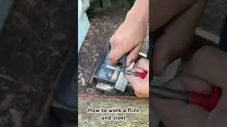 How to work a Flint and steel ( for kids )