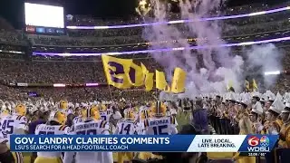 Louisiana governor clarifies contact on who is paying former LSU head coach Brian Kelly's buyout