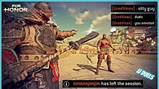 [ For Honor ] Salty Boys CAN'T HANDLE THE THICC DADDY | JJ duels