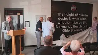 Ohio State ROTC honors former coach Woody Hayes with a dedication ceremony