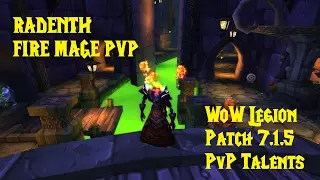 Mage Fire PvP - WoW Legion 7.1.5 - Talents/PvP Talents