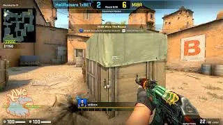🇧🇷 coldzera 29-17 / MIBR vs HellRaisers - Dust2 / DreamHack Masters Stockholm 2018
