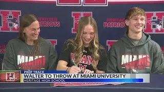Heritage's Alexa Walter signs with Miami University track and field program