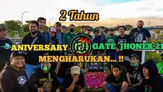 SUASANA ANIVERSARY GATE JHONER 21 DIHADIRI RIBUAN BONEK MANIA