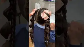 IDEA DE PEINADO PARA &Eacute;STE REGRESO A CLASES ✨🎀 #minivlog #hairstyle #tutorial