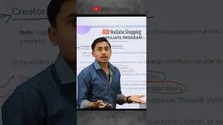 Youtube Affiliate Program Criteria ✅ #youtubeshopping #shorts