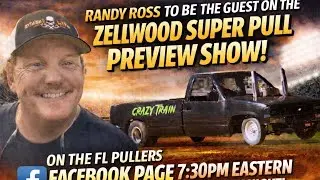 Randy Ross is joining the Zellwood Super Pull Preview Show this Thursday at 7:30 PM 📱