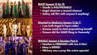 Reality TV Recaps: RHOP, RHOSLC & Married to Medicine #rhop #rhoslc #marriedtomedicine #realitytv