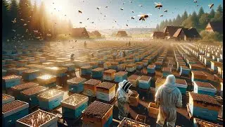 Honey Making Process From Honeybees In Europe - Honey Harvesting And Processing