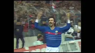 Friendly match France - West Germany 1-0 (18 April 1984)