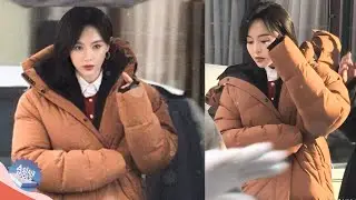 Tiffany Tang Spotted Filming in Beijing, Looking Slimmer With Glowing Skin and a Sharp, Smart Long-