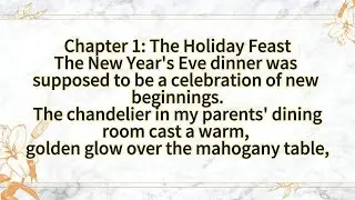The New Year's Eve dinner was supposed to be a celebration of new beginnings.