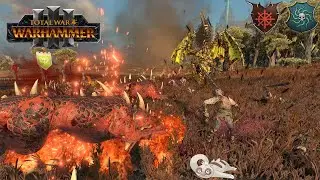 The Gallows Giant Brings Undead Fury To Bear Against Grand Vomitus: Total War Warhammer III Dom MP