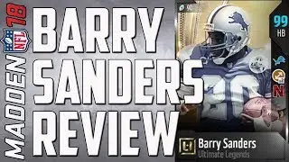 How Good is 98 Overall Barry Sanders? MUT 18 Card Review