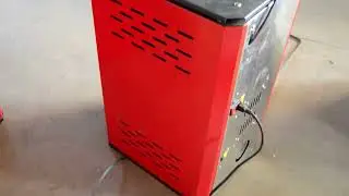 10kw wood pellet stove testing in factory #pelletstove #woodpellet #pelletburner #woodpellet