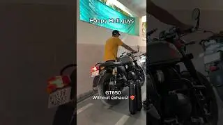 Without exhaust GT650❤️&zwj;🔥 #gt650 #gt650exhaust