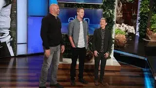 L.A. Rams Players Make a Surprise Appearance on Ellen