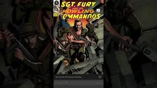 First Appearance of Nick Fury in Sgt Fury and his Howling Commandos #1 #marvel comic drop on #veve