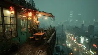 Rainy City Lofi Beats | Productivity Music for Deep Work & Study Focus 🎧 Night Ambience